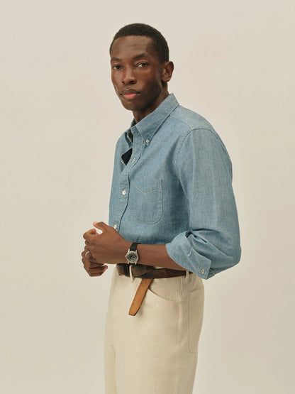 M090 Japanese Chambray Bd Shirt