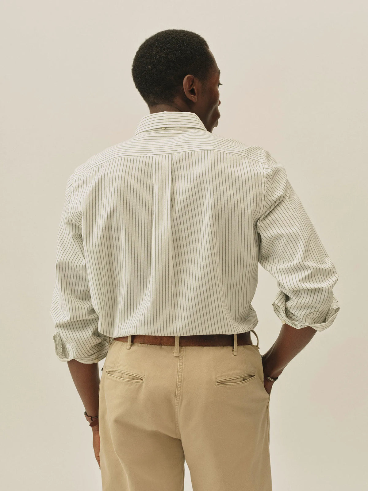 Bench Green Lane Stripe California Oxford BD Shirt