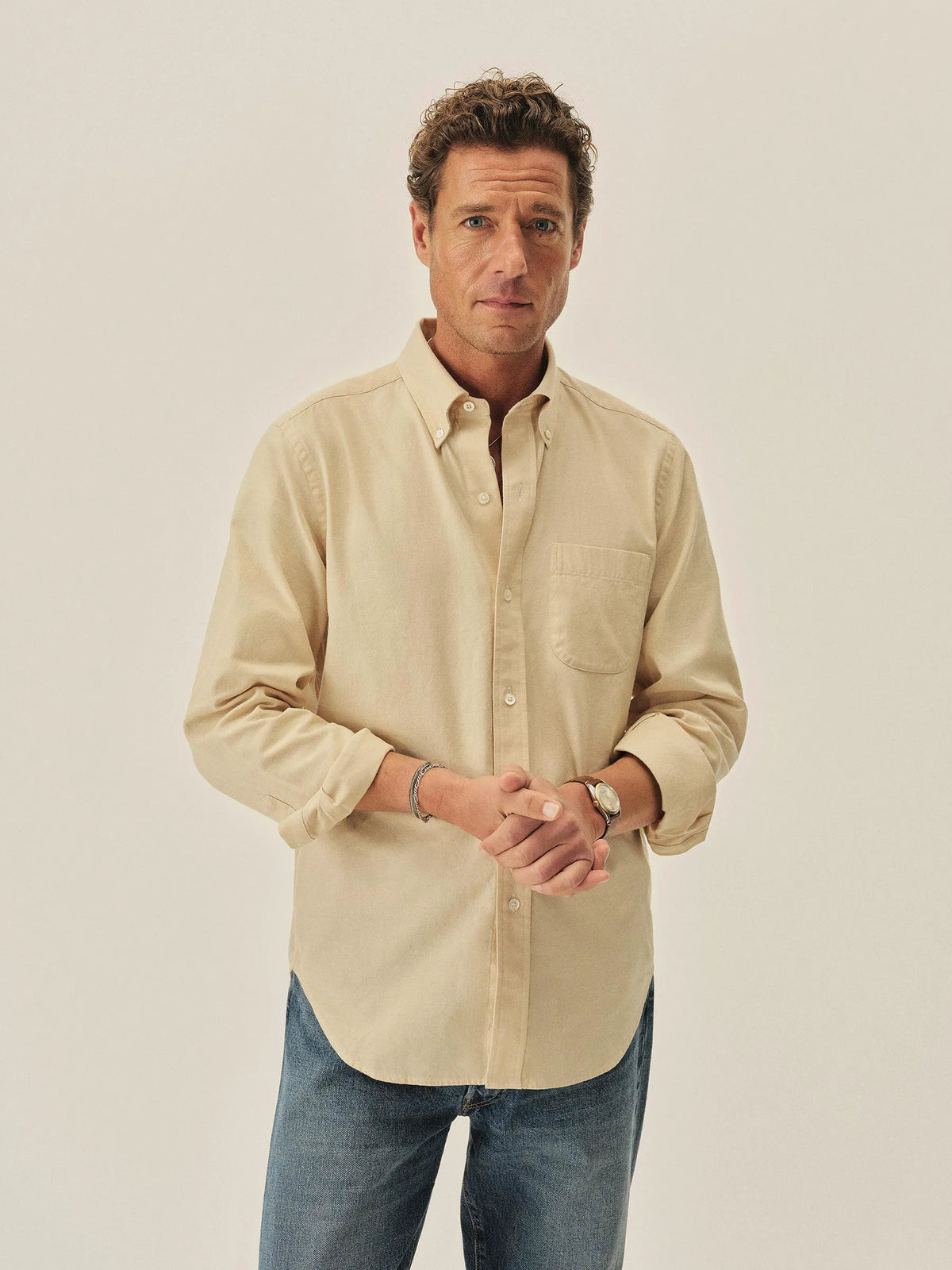 Barley End-On-End California Oxford BD Shirt