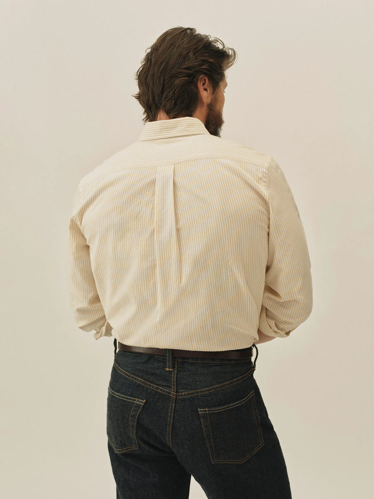 Barley/White Brook Stripe California Oxford BD Shirt