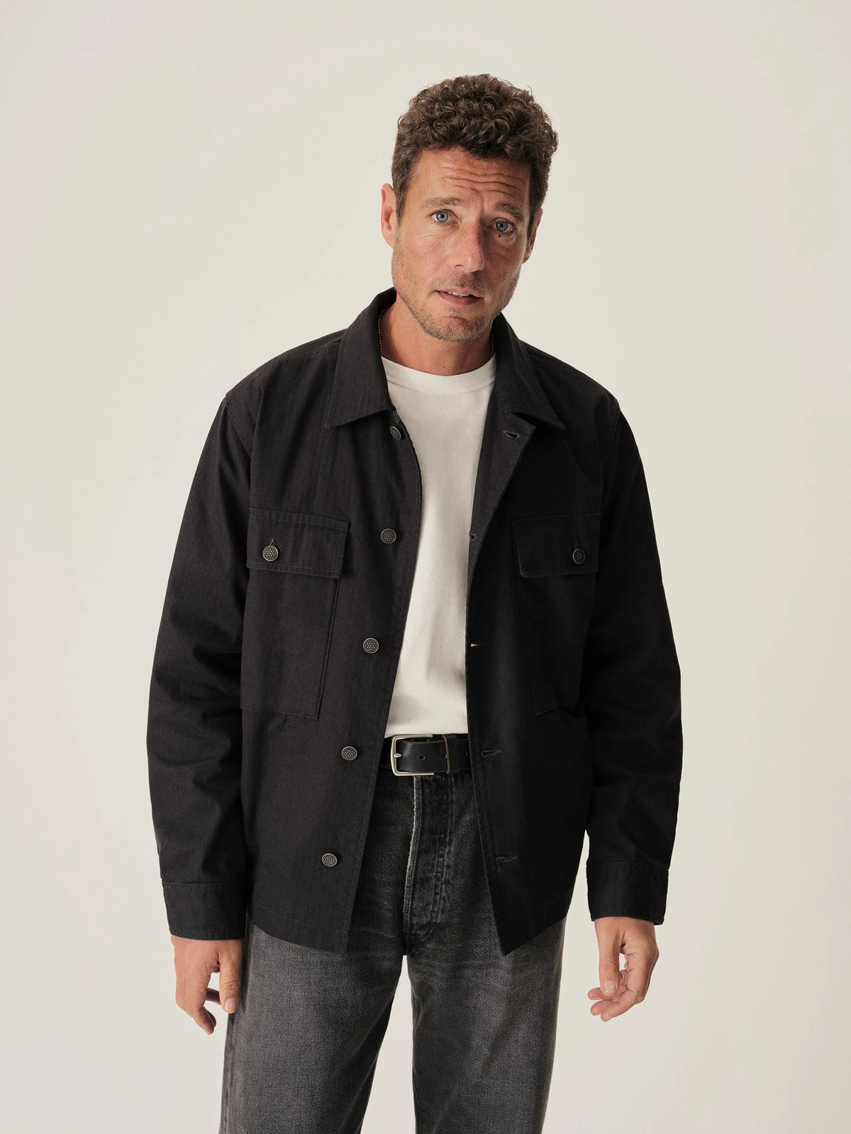 Black Omaha Flyweight HBT P-43 Fatigue Jacket
