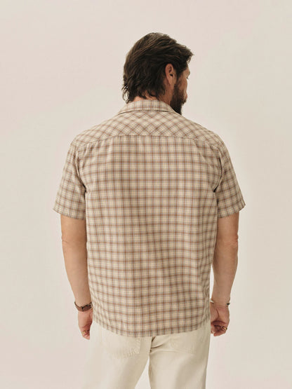 Keegan Plaid Wornwell S/S Camp Shirt