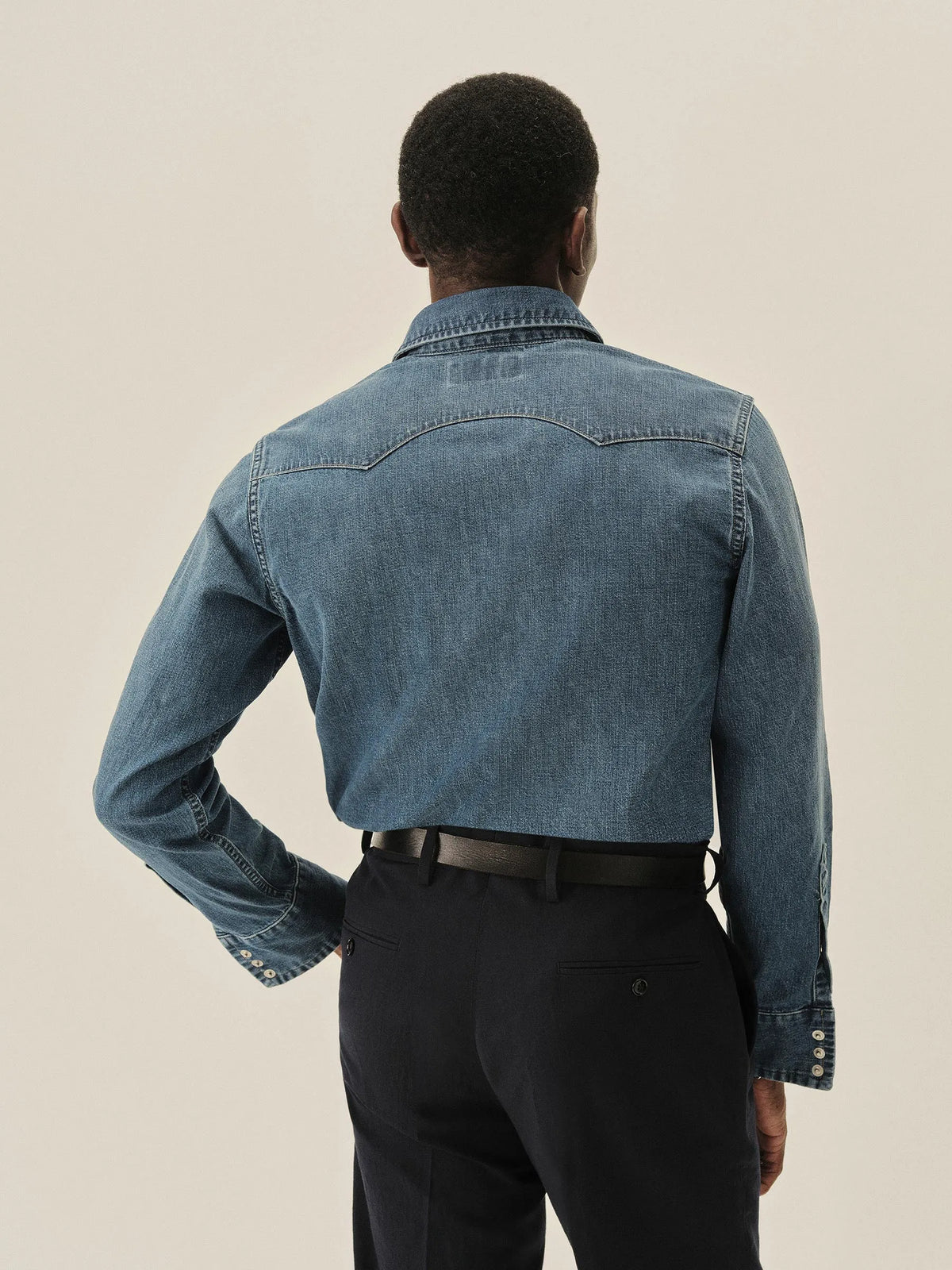 M085 Japanese Denim Sawtelle Sawtooth Western Shirt