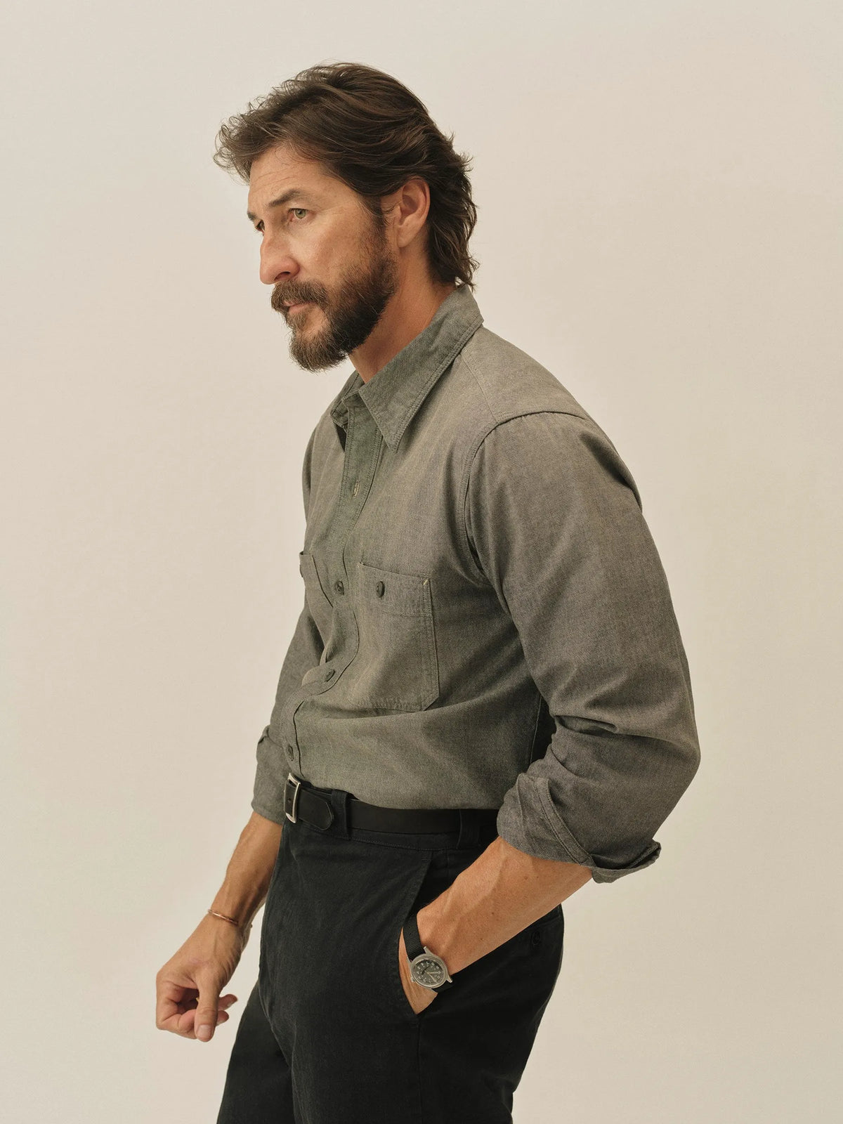 B015 Japanese Chambray Station Shirt