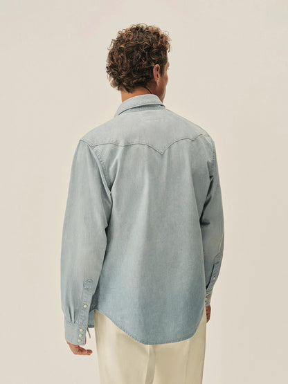 L049 Japanese Chambray Western Shirt