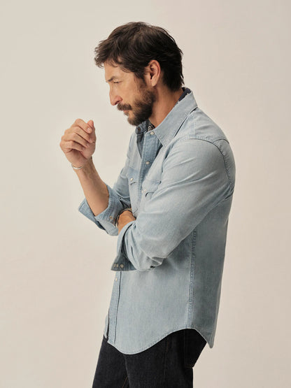 L030 Japanese Chambray Western Shirt