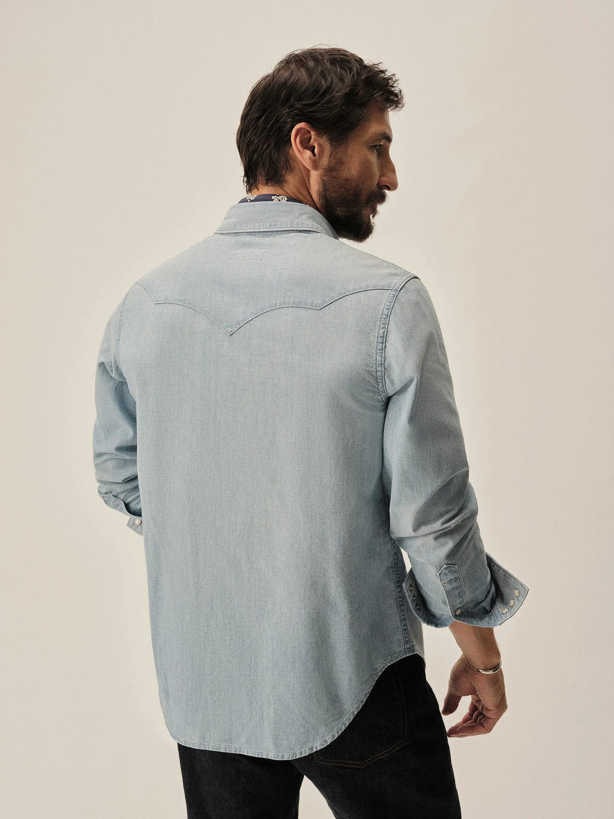 L030 Japanese Chambray Western Shirt