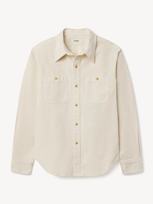 Dried Wheat Craftsman Corduroy Station Workshirt