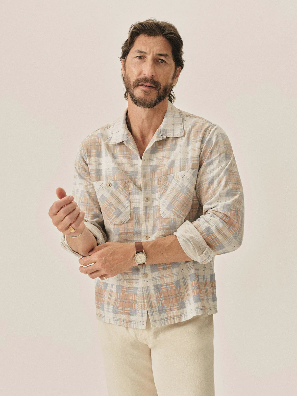 Amberwave Plaid Case Study Camp Shirt