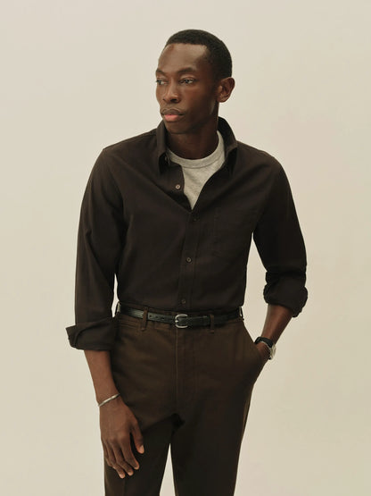 Ironwood Draped Twill One Pocket Shirt
