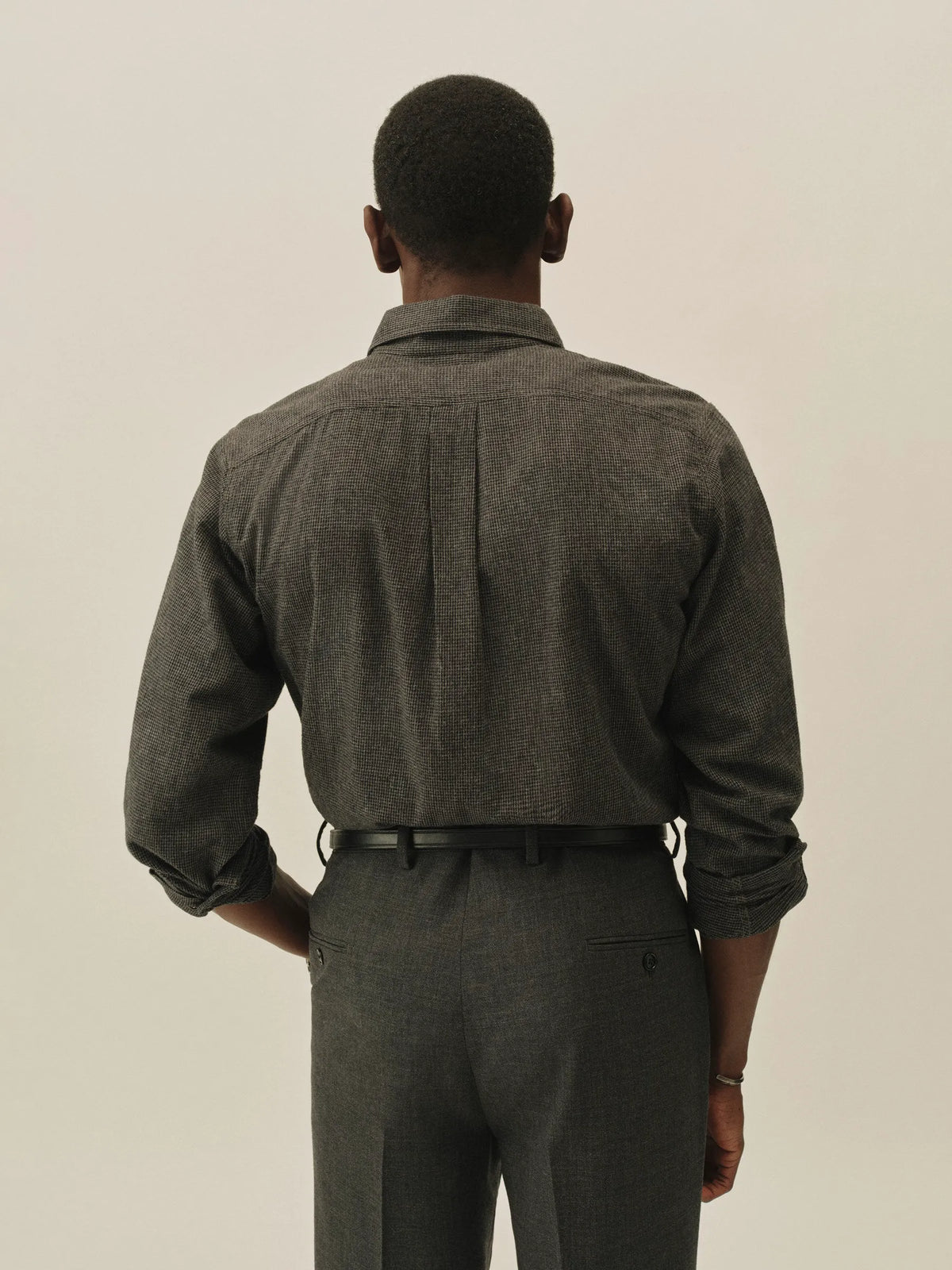 Charcoal Chainmail Check Pacific Twill Flannel Bd Shirt