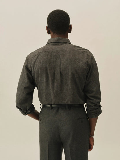 Charcoal Chainmail Check Pacific Twill Flannel Bd Shirt