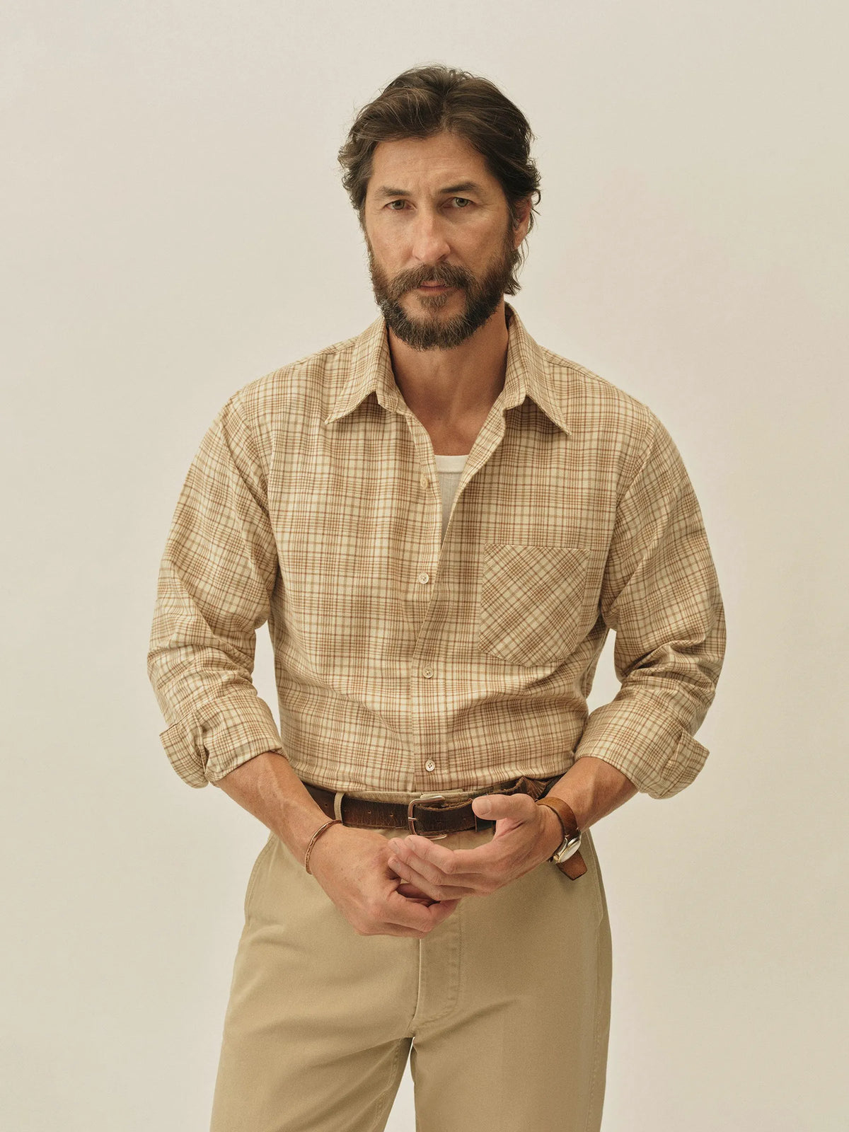 Canyon Plaid Pacific Twill Flannel One Pocket Shirt