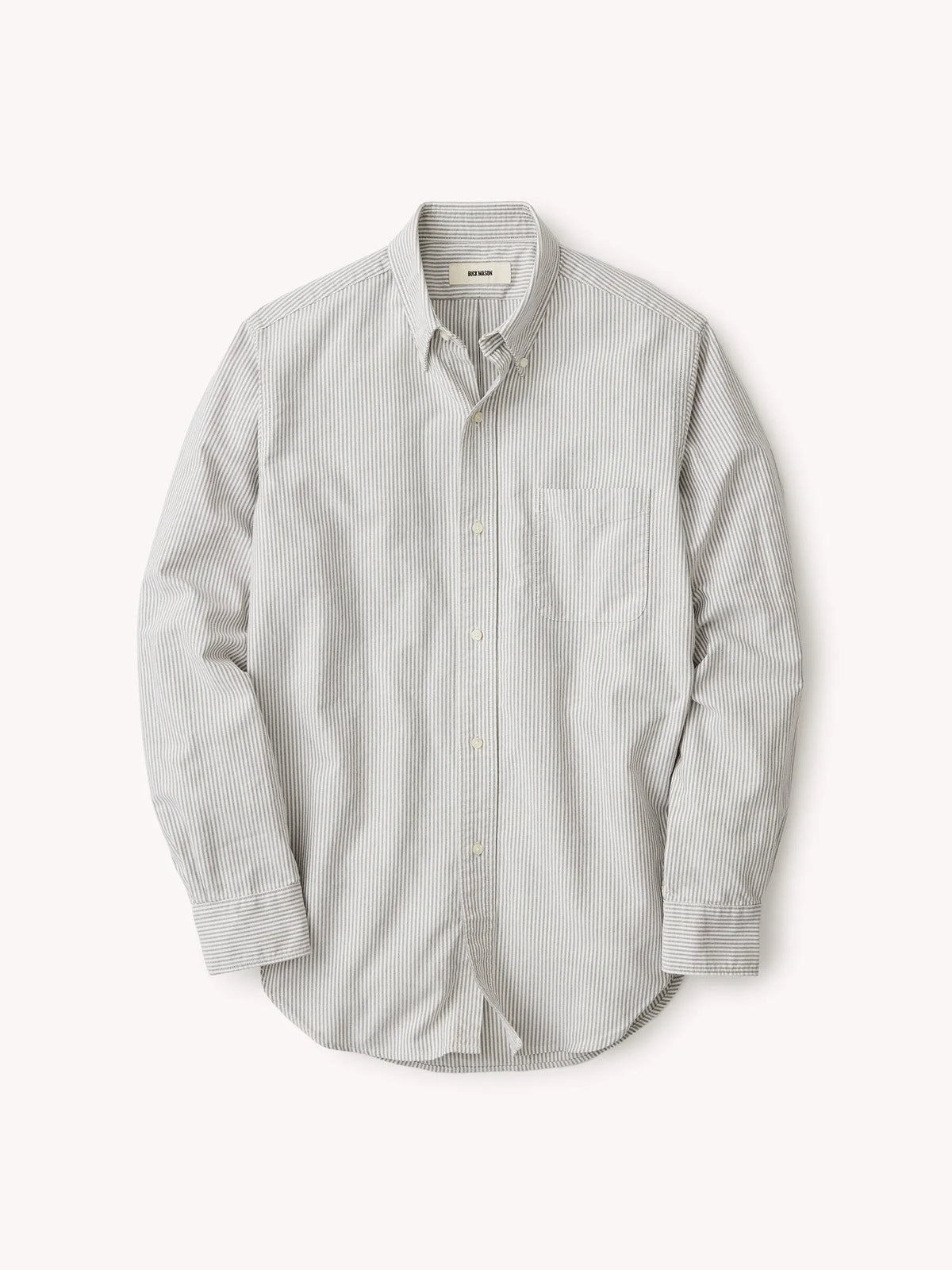 Olive/White Brook Stripe Big Oxford