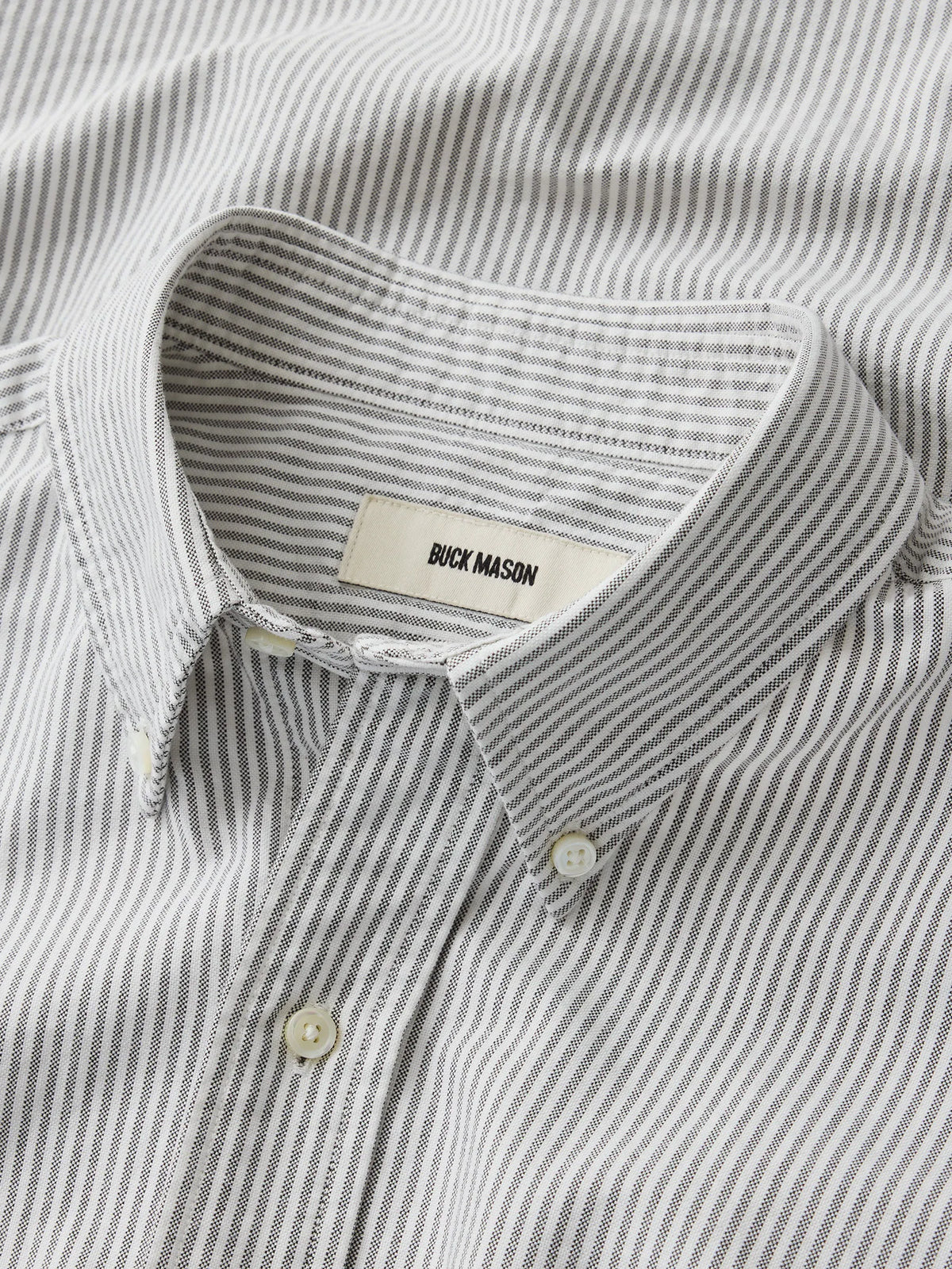Olive/White Brook Stripe Big Oxford
