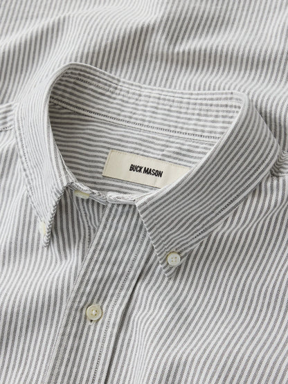 Olive/White Brook Stripe Big Oxford