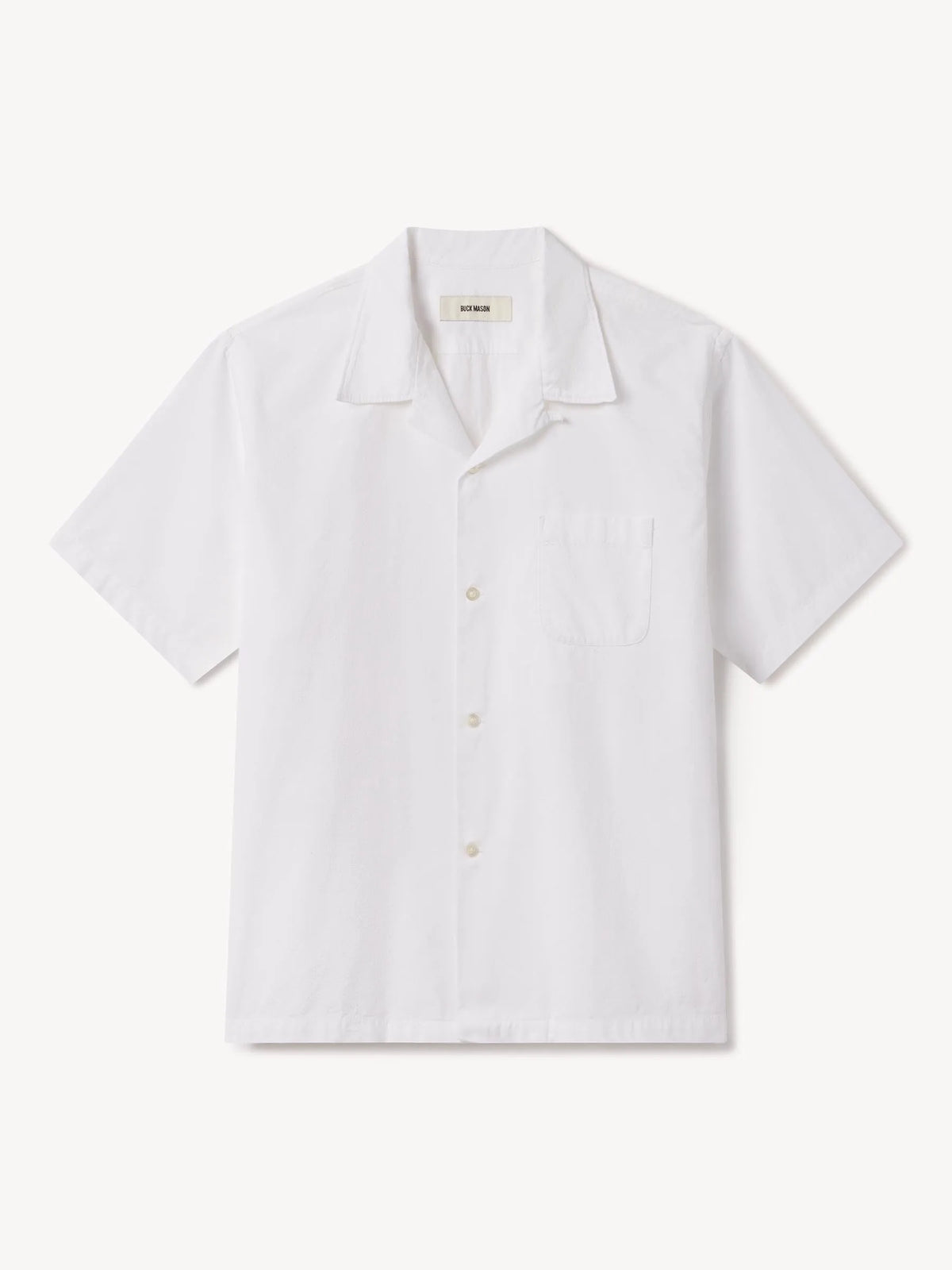 White Sodapop Seersucker Camp Shirt