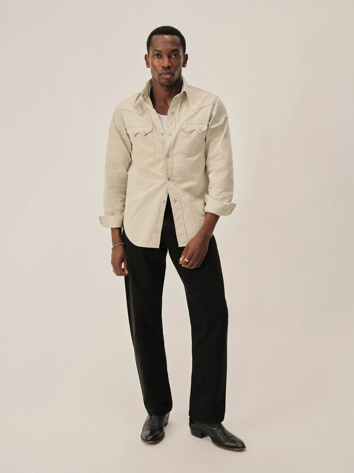 Natural Lee X Buck Mason Westerner Shirt