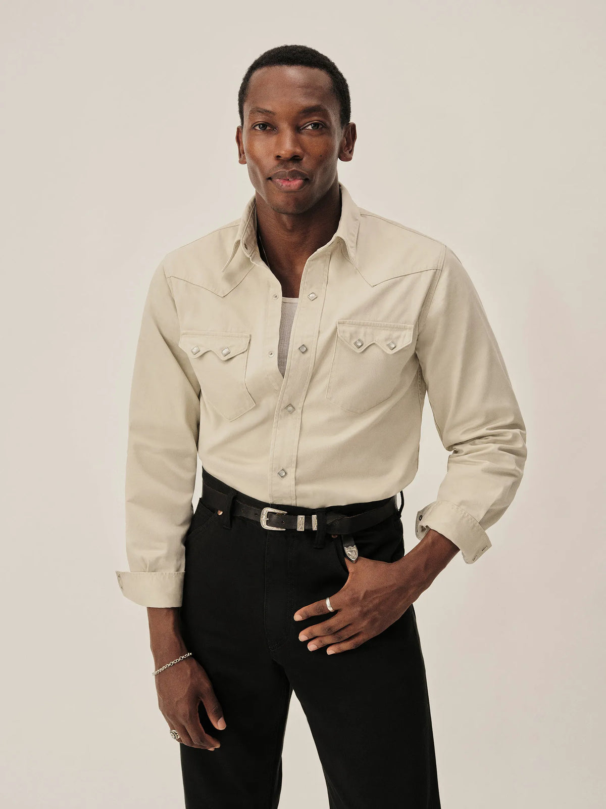 Natural Lee X Buck Mason Westerner Shirt
