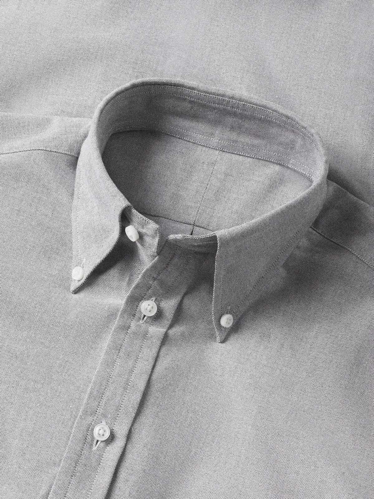 Black/White Solid Bryceland's X Buck Mason Perfect OCBD Shirt