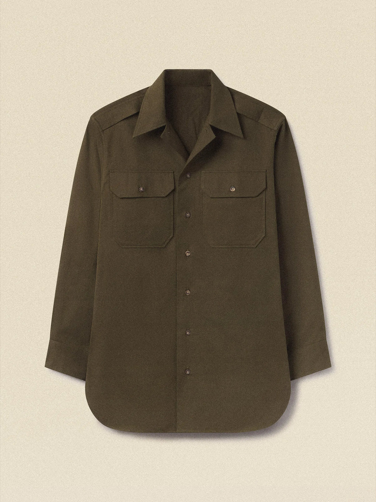 Olive Bryceland's X Buck Mason Moleskin Officer Shirt