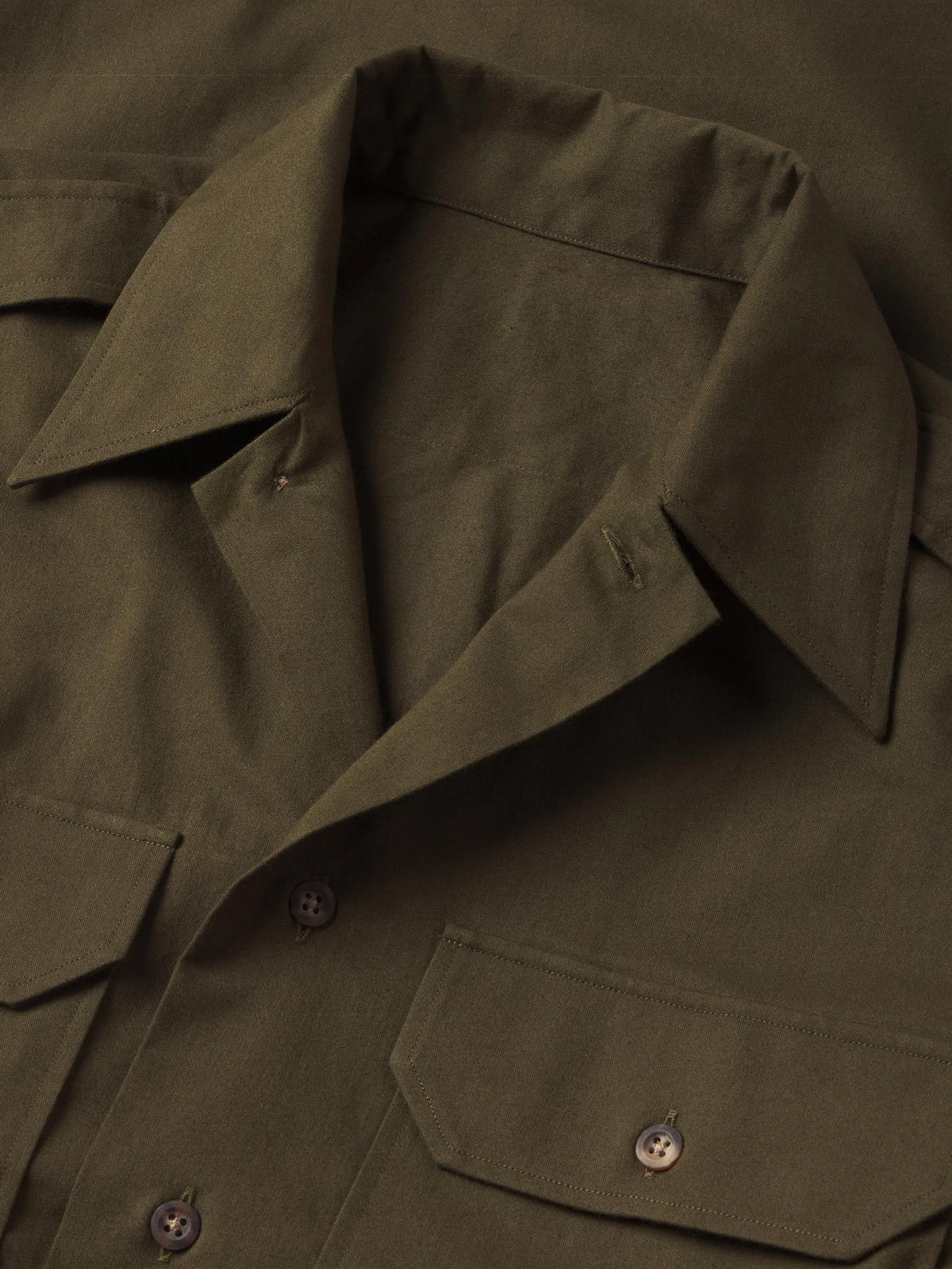 Olive Bryceland's X Buck Mason Moleskin Officer Shirt