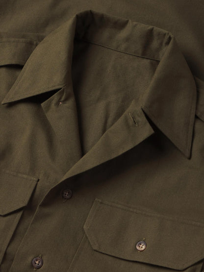 Olive Bryceland's X Buck Mason Moleskin Officer Shirt