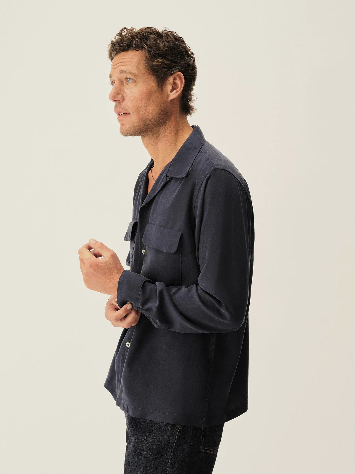 Dark Navy Casita Camp Shirt