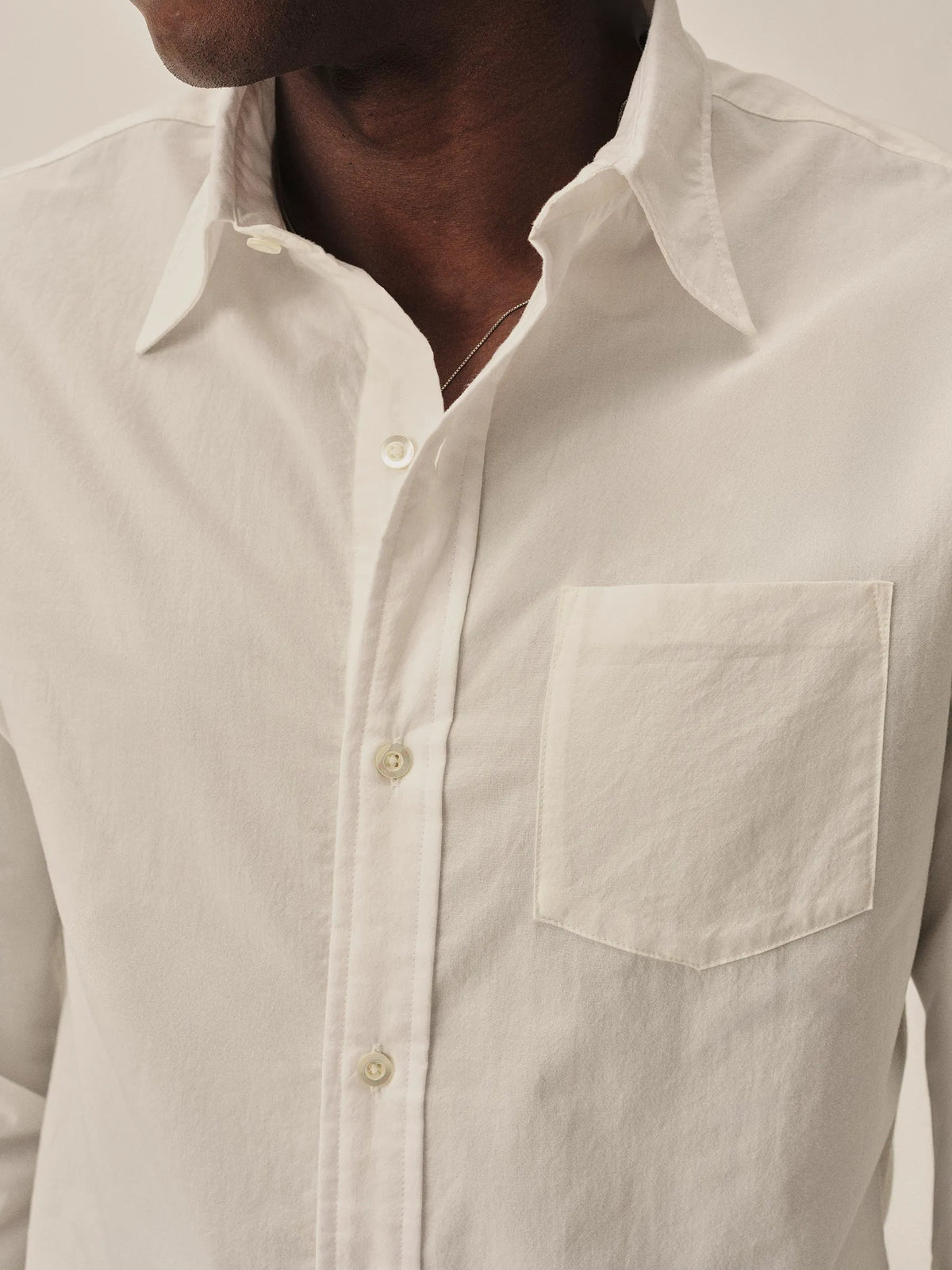 White Wornwell One Pocket Shirt