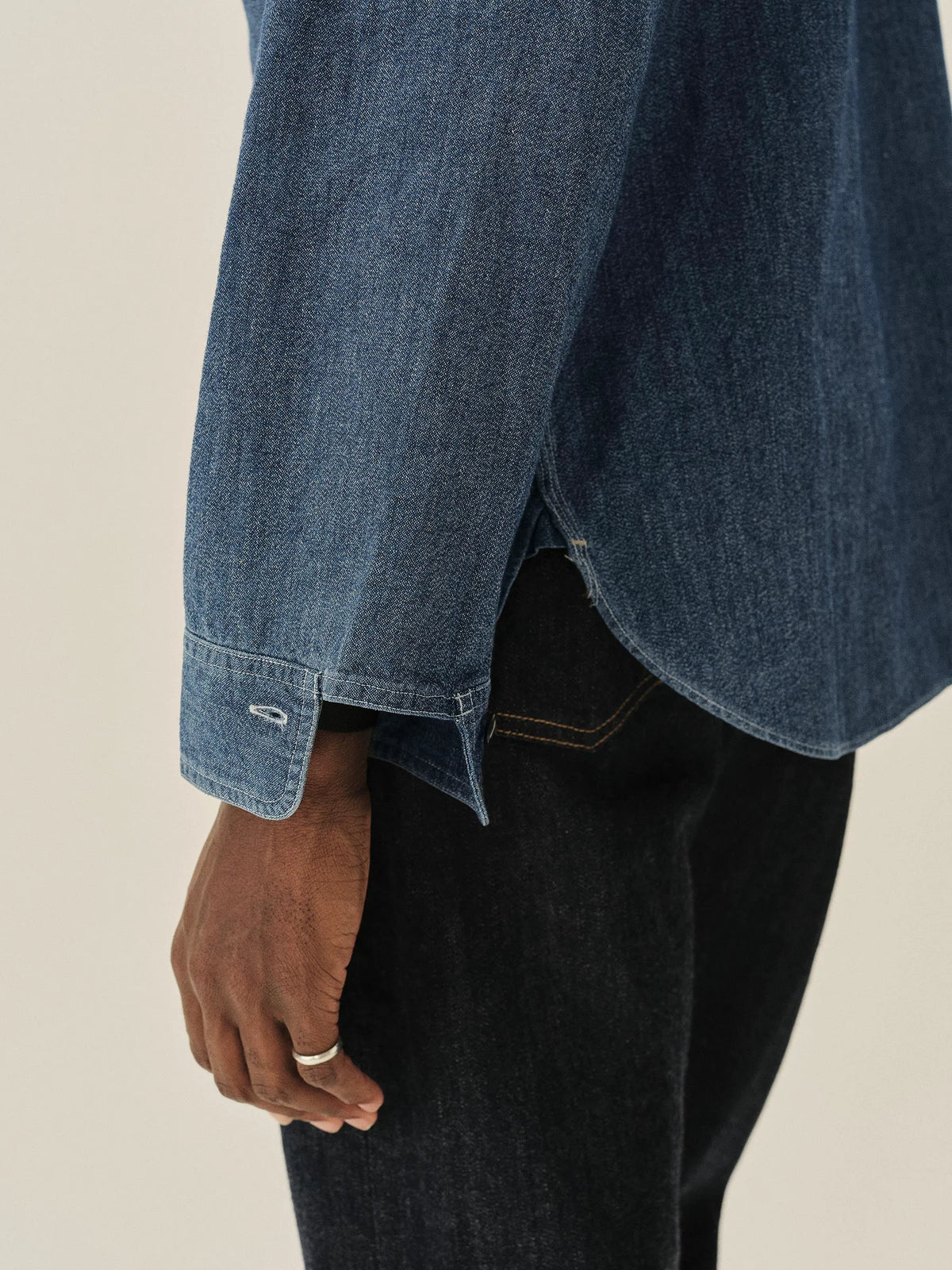 Blue Jaspe Big Yank X Buck Mason Classic Work Shirt