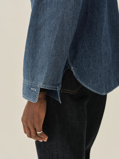Blue Jaspe Big Yank X Buck Mason Classic Work Shirt
