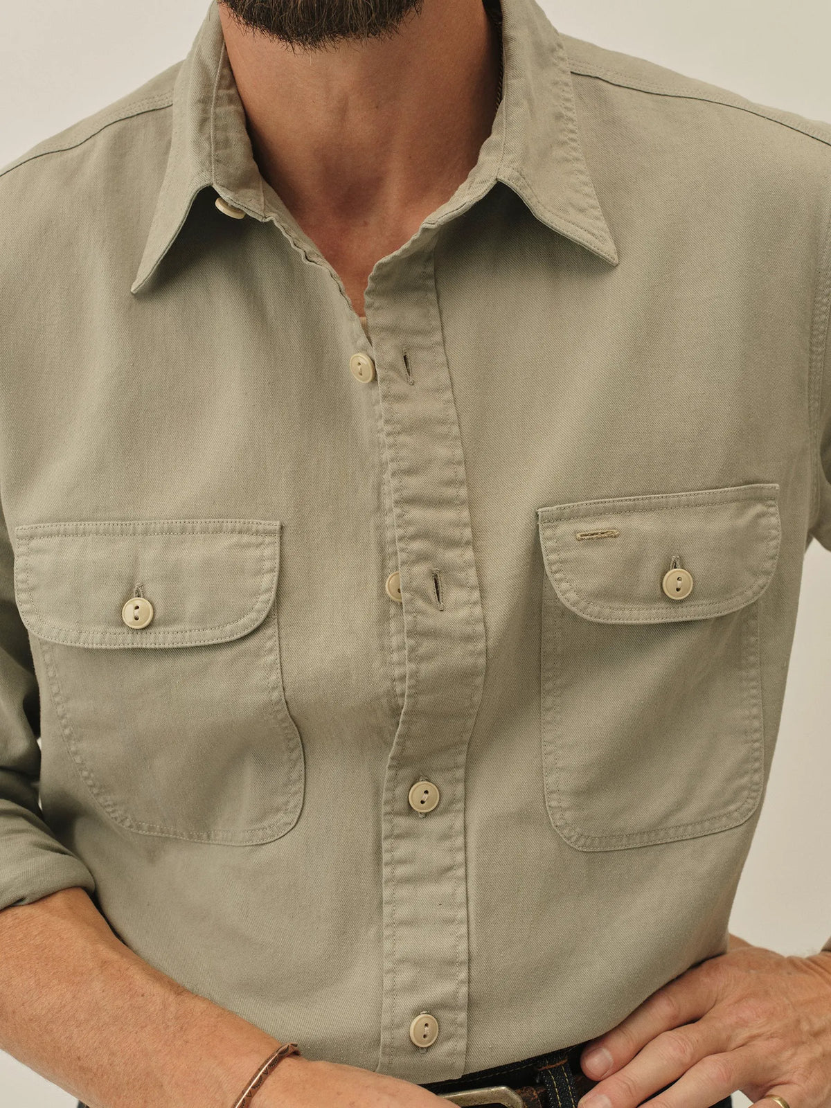 Uniform Sage Tough Twill Workshirt