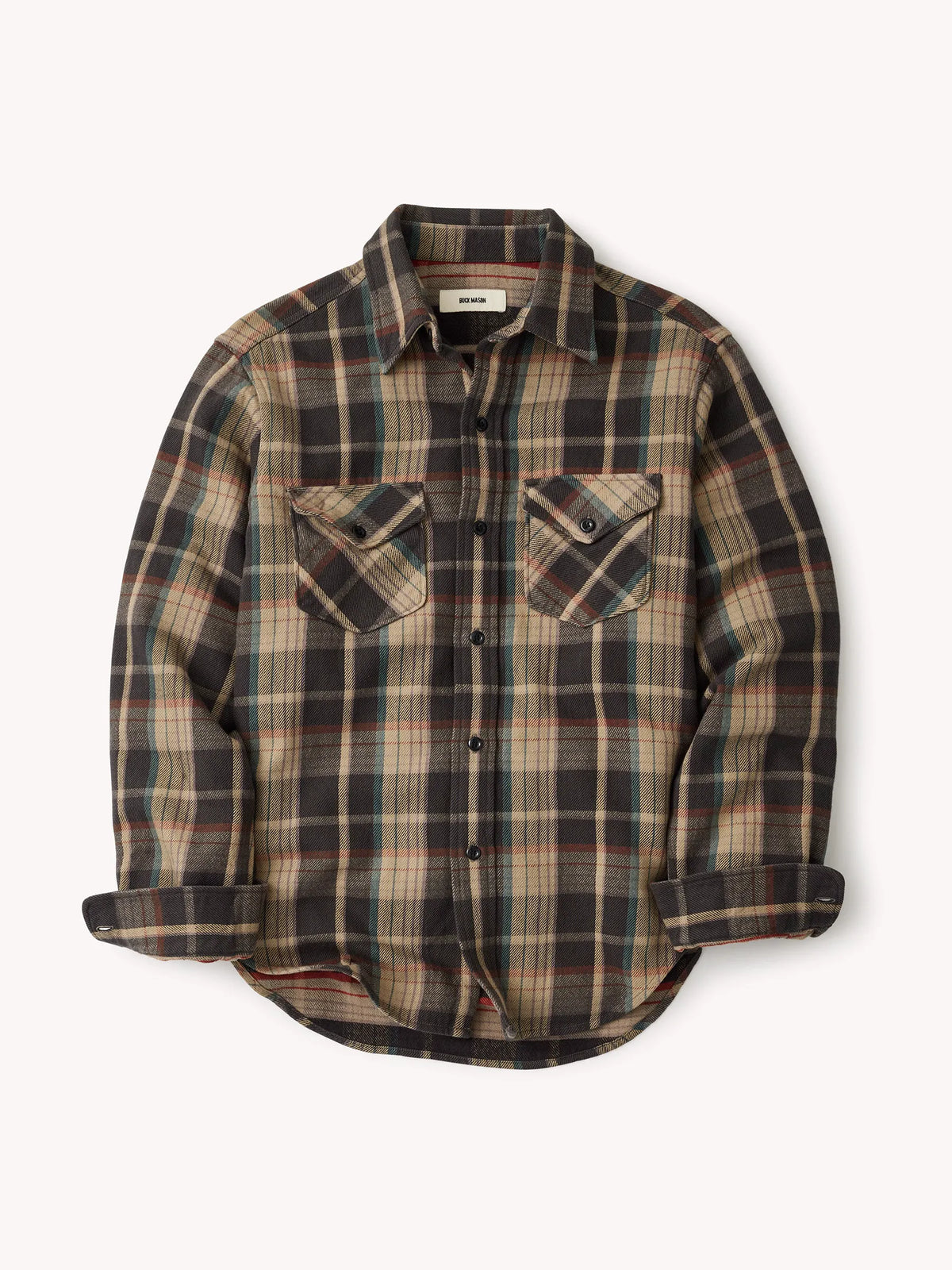Catfisher Plaid Brawny Flannel Work Shirt