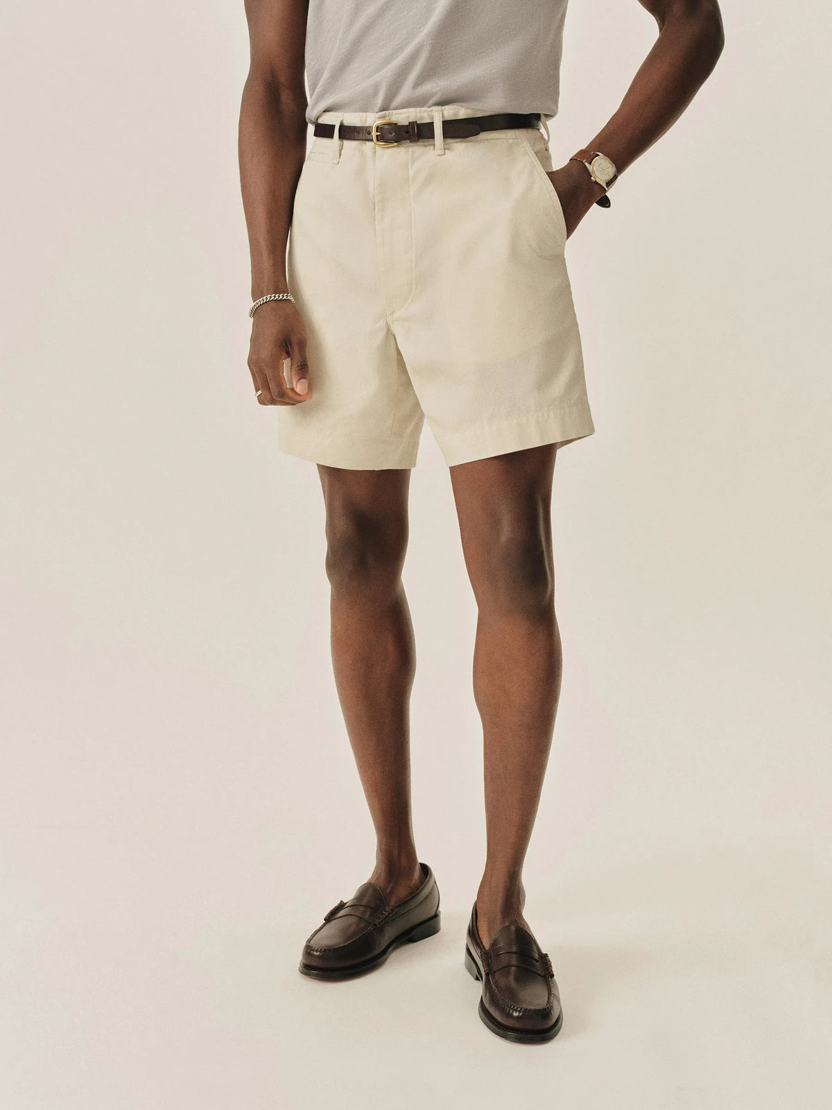 Natural Tropic Twill Carry-On Short