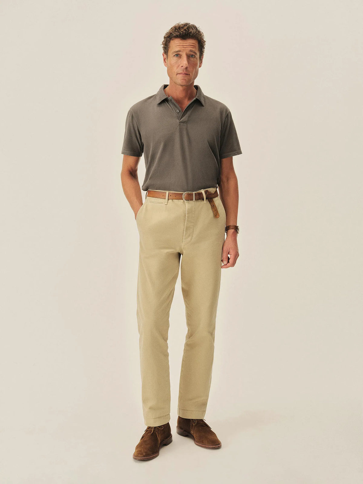 Uniform Khaki Paperback Twill Maverick Slim Chino
