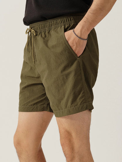 Olive Drab 5.5" Diver Cloth Swim Short