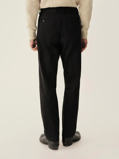 Black Cotton Twill El Camino Pant