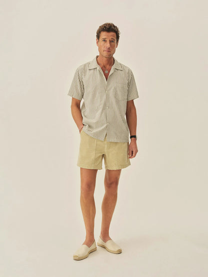 Natural 5 1/2" Cord Beach Cruiser Short