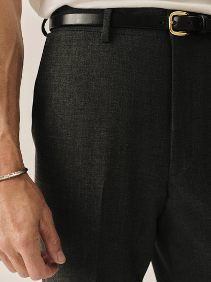 Charcoal Heather Angelino Wool Graduate Trouser