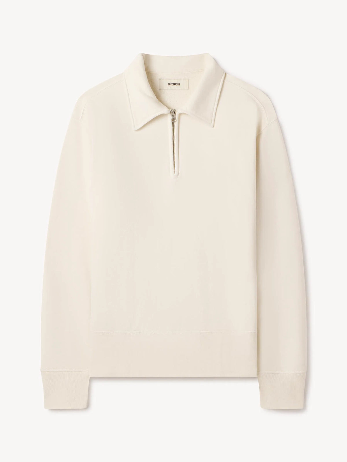 White Welterweight Quarter Zip