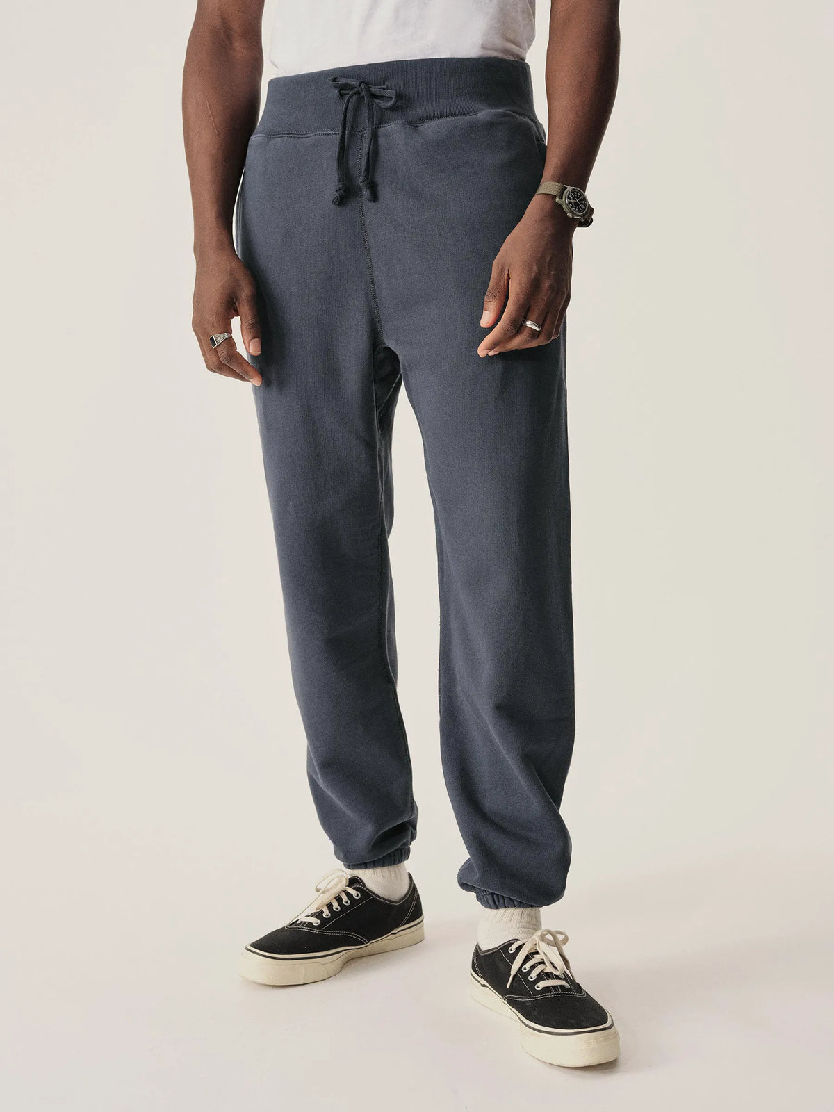 Navy Sunfade Welterweight Sweatpant