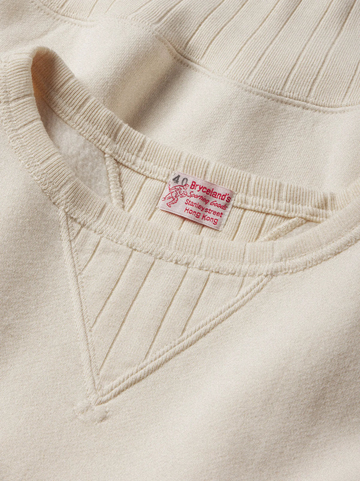 Ecru Bryceland's X Buck Mason Freedom Sleeve Tubular Sweatshirt