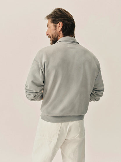 Blue Fescue Venice Wash Featherweight Terry Quarter Zip