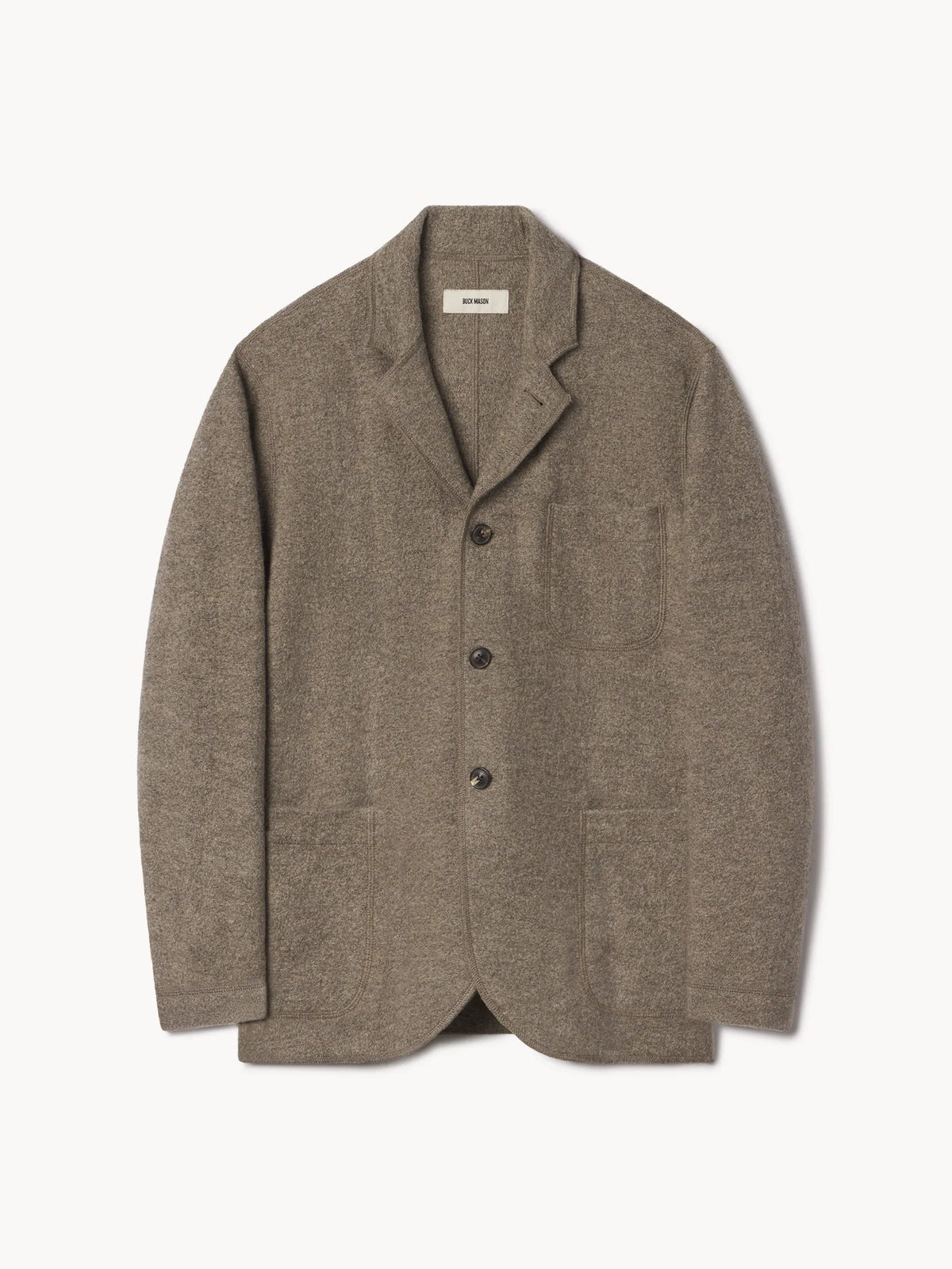 Heather Stone Felted Chore Coat