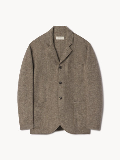 Heather Stone Felted Chore Coat