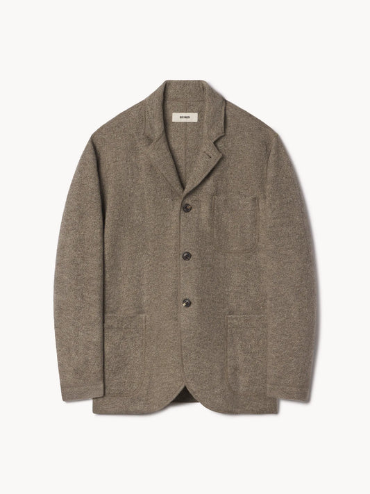 Heather Stone Felted Chore Coat