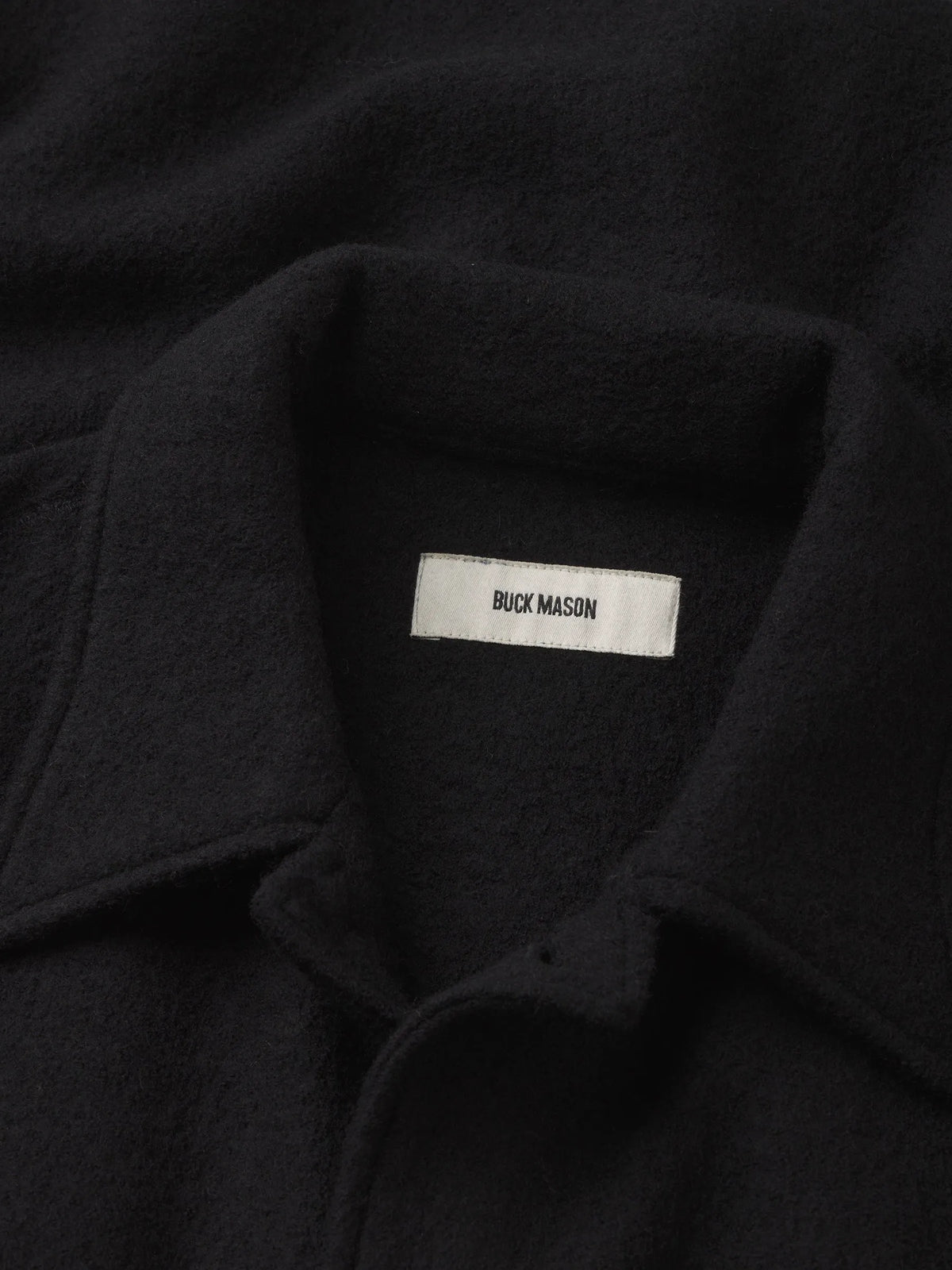 Black Felted Field Shirt