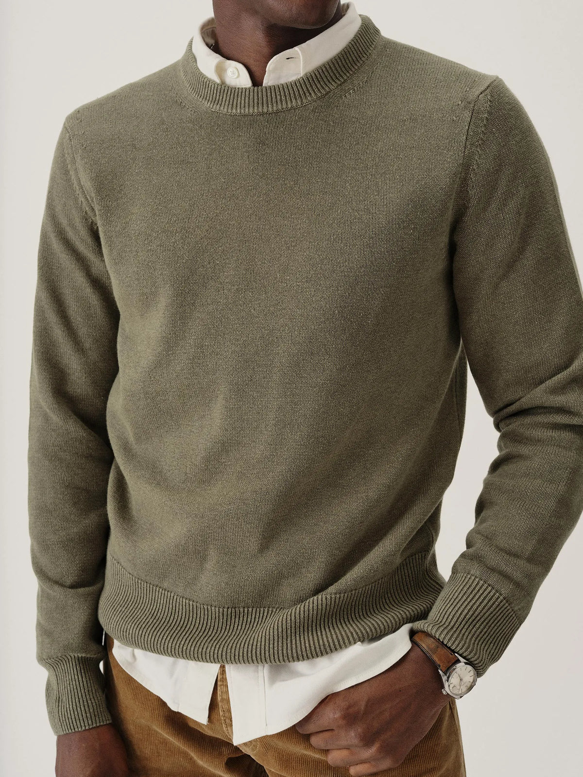Fatigue Wool Hemp Traveler Crew