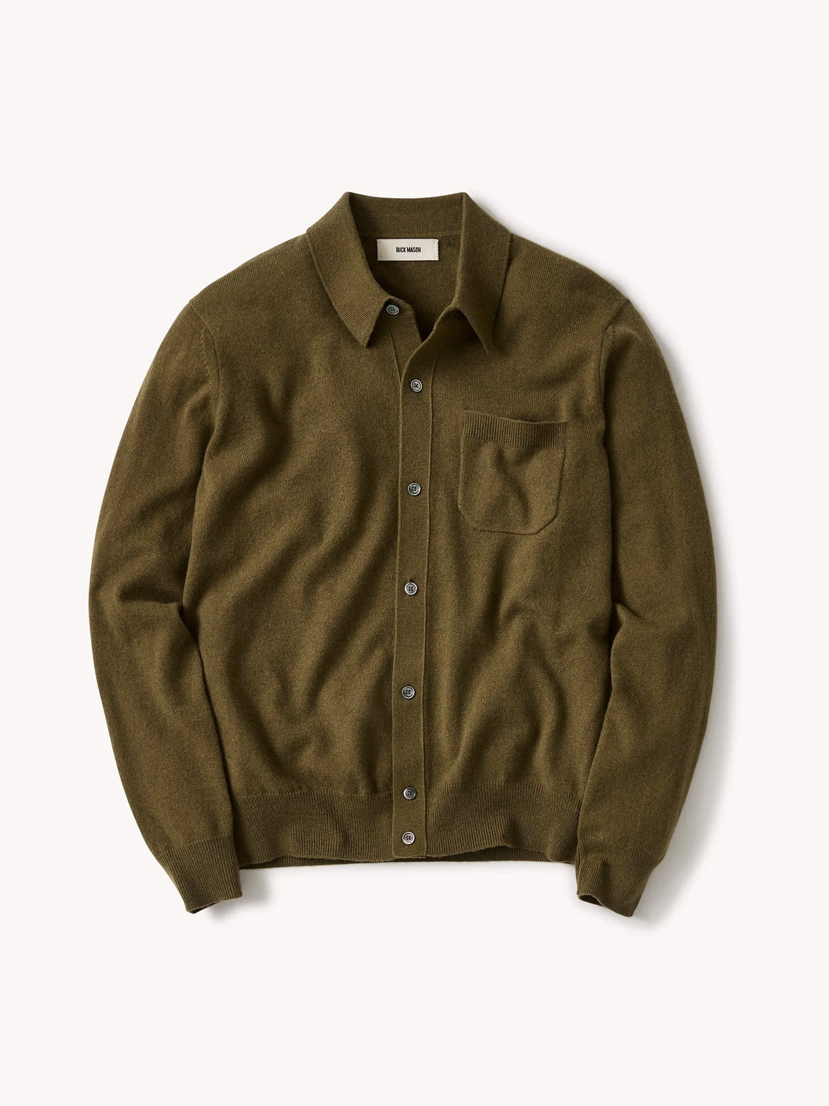 Moss California Cashmere Collared Cardigan