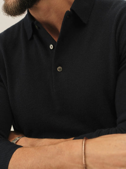Dress Navy California Cashmere Polo